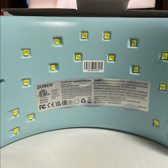 SUNUV 2-in-1 LED/UV Lamp NWT for drying Gel Polishes & Nail Extensions - Picture 8 of 8
